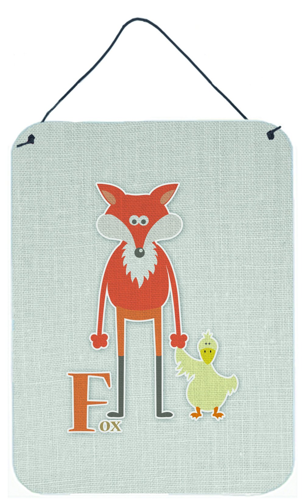 Alphabet F for Fox Wall or Door Hanging Prints BB5731DS1216