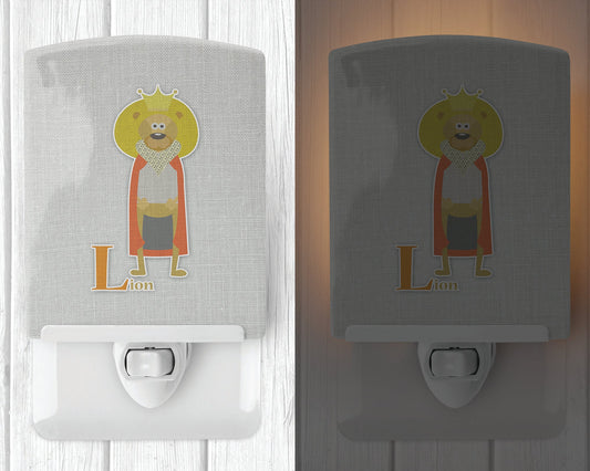 Alphabet L for Lion Ceramic Night Light BB5737CNL