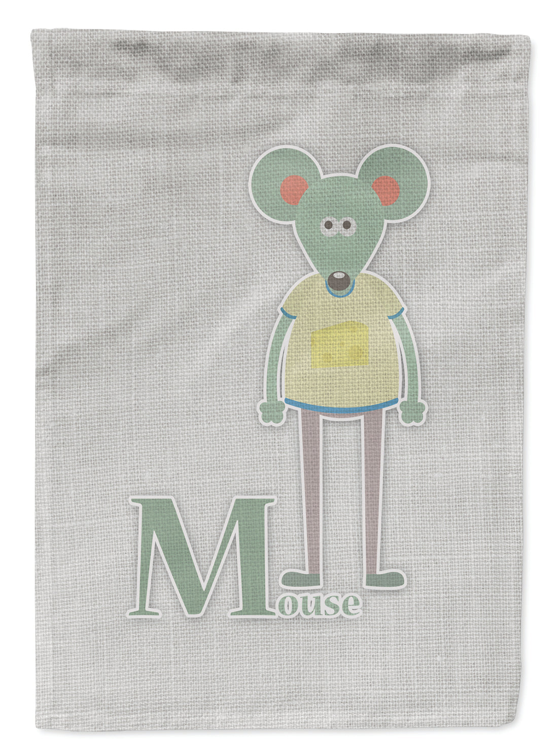 Alphabet M for Mouse Garden Flag - Outdoor Decorative Yard Flag BB5738GF