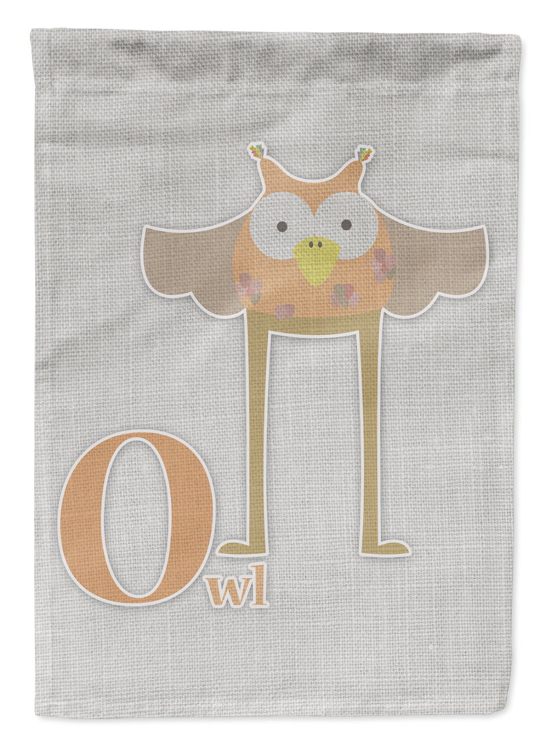 Alphabet O for Owl Garden Flag - Outdoor Decorative Yard Flag BB5740GF