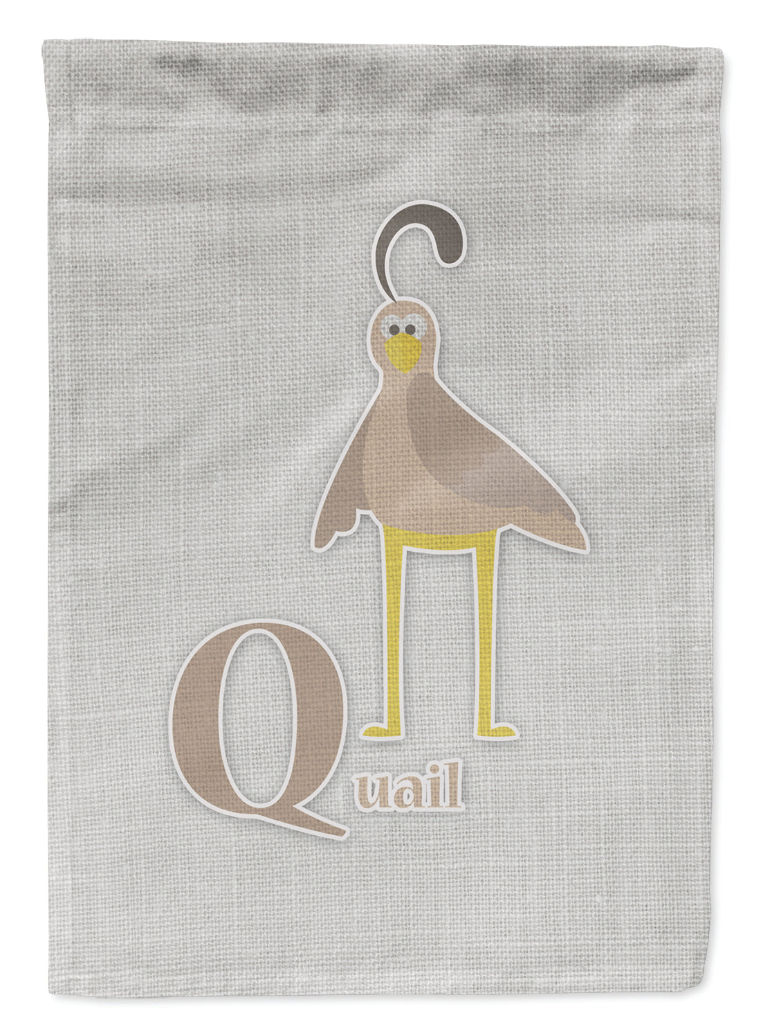 Alphabet Q for Quail Garden Flag - Outdoor Decorative Yard Flag BB5742GF