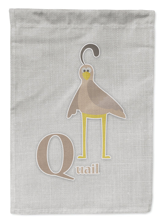 Alphabet Q for Quail Garden Flag - Outdoor Decorative Yard Flag BB5742GF