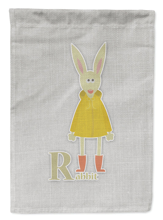 Alphabet R for Rabbit Garden Flag - Outdoor Decorative Yard Flag BB5743GF