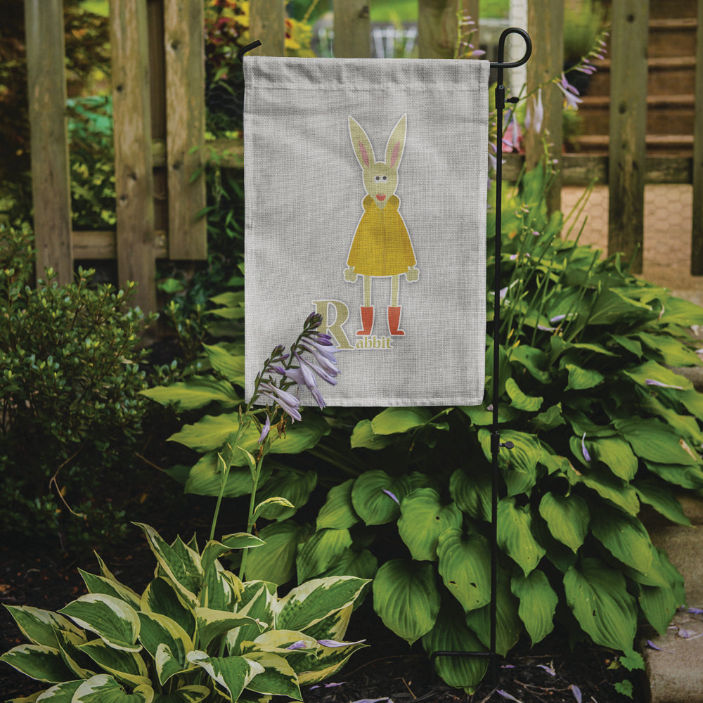 Alphabet R for Rabbit Garden Flag - Outdoor Decorative Yard Flag BB5743GF