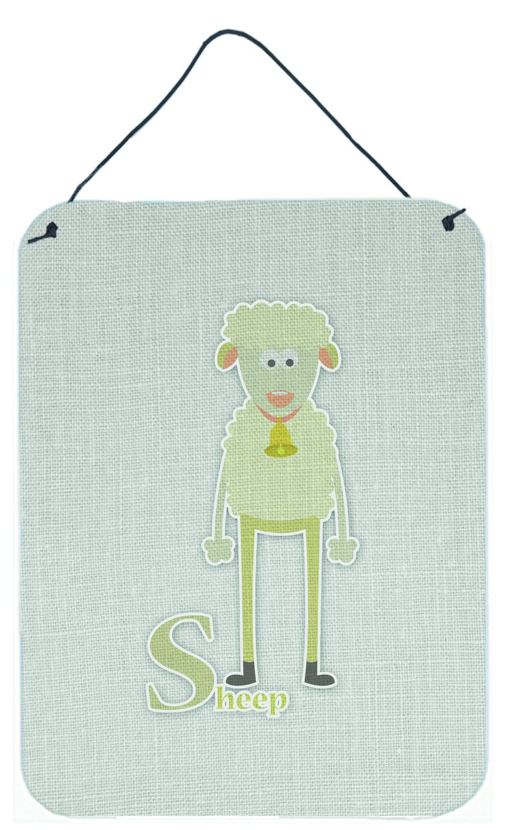 Alphabet S for Sheep Wall or Door Hanging Prints BB5744DS1216