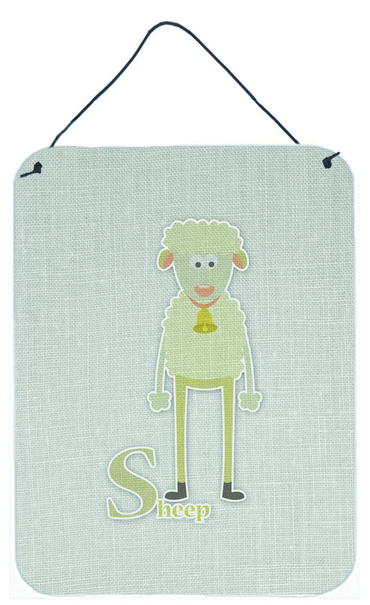 Alphabet S for Sheep Wall or Door Hanging Prints BB5744DS1216
