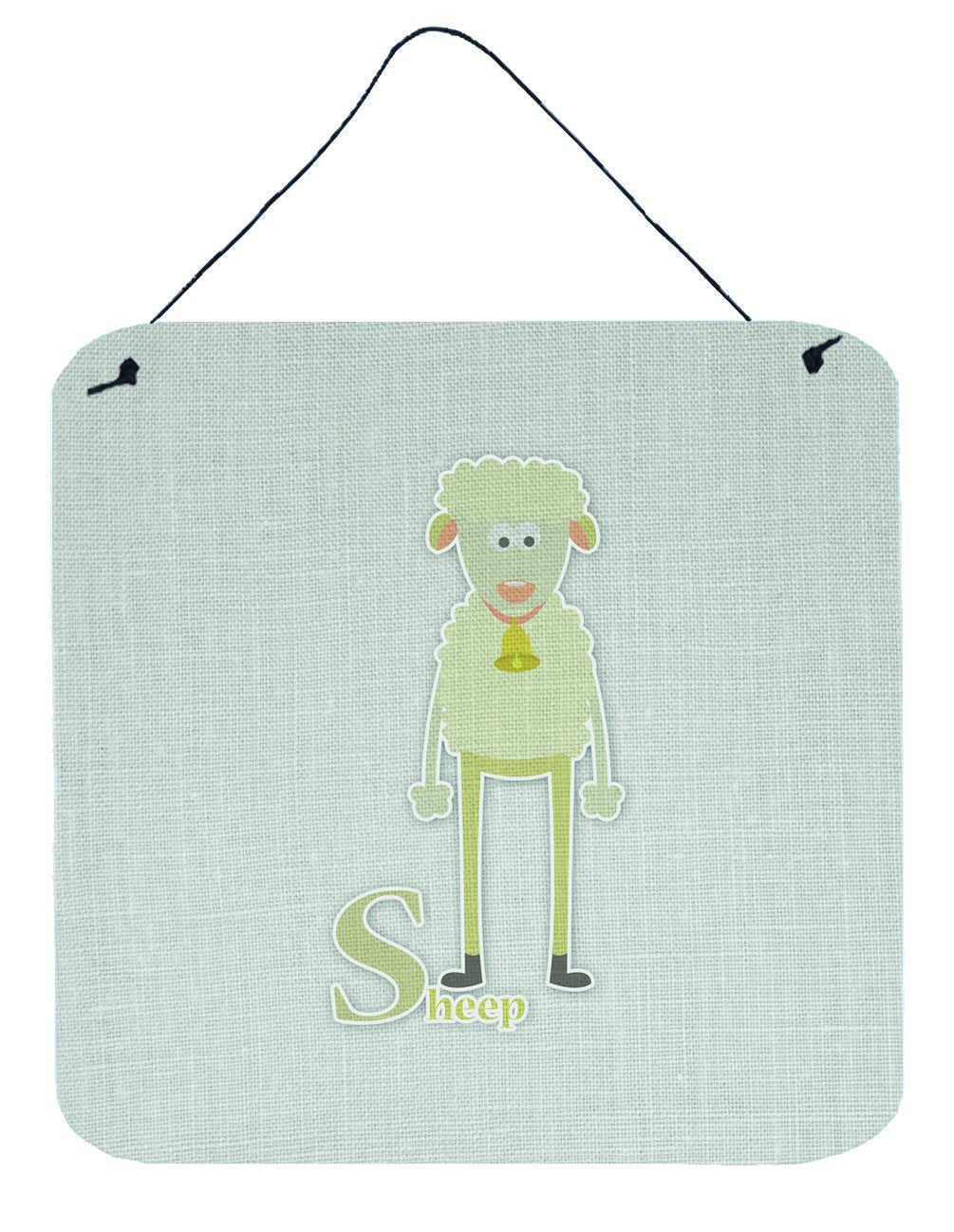 Alphabet S for Sheep Wall or Door Hanging Prints BB5744DS66