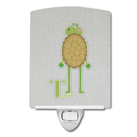 Alphabet T for Turtle Ceramic Night Light BB5745CNL