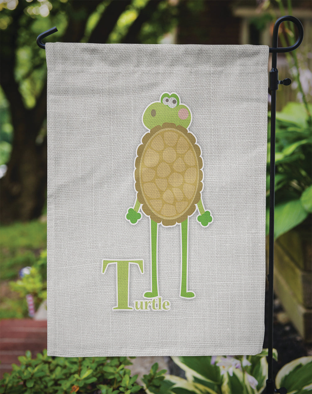 Alphabet T for Turtle Garden Flag - Outdoor Decorative Yard Flag BB5745GF