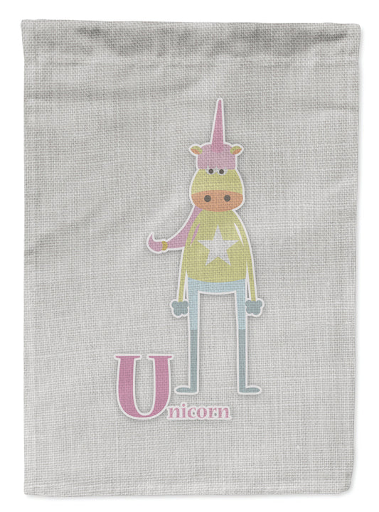 Alphabet U for Unicorn Garden Flag - Outdoor Decorative Yard Flag BB5746GF