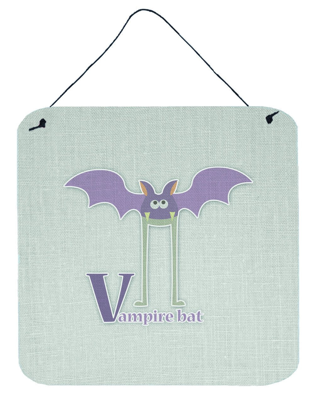 Alphabet V for Vampire Bat Wall or Door Hanging Prints BB5747DS66