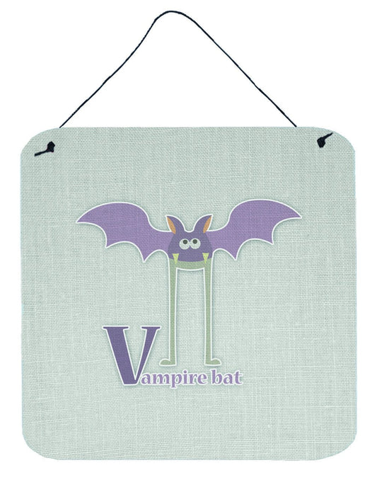 Alphabet V for Vampire Bat Wall or Door Hanging Prints BB5747DS66