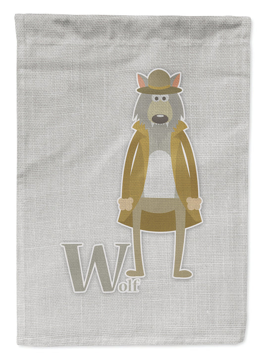 Alphabet W for Wolf Garden Flag - Outdoor Decorative Yard Flag BB5748GF