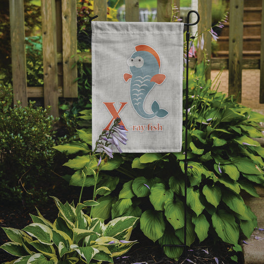 Alphabet X for Xray Fish Garden Flag - Outdoor Decorative Yard Flag BB5749GF
