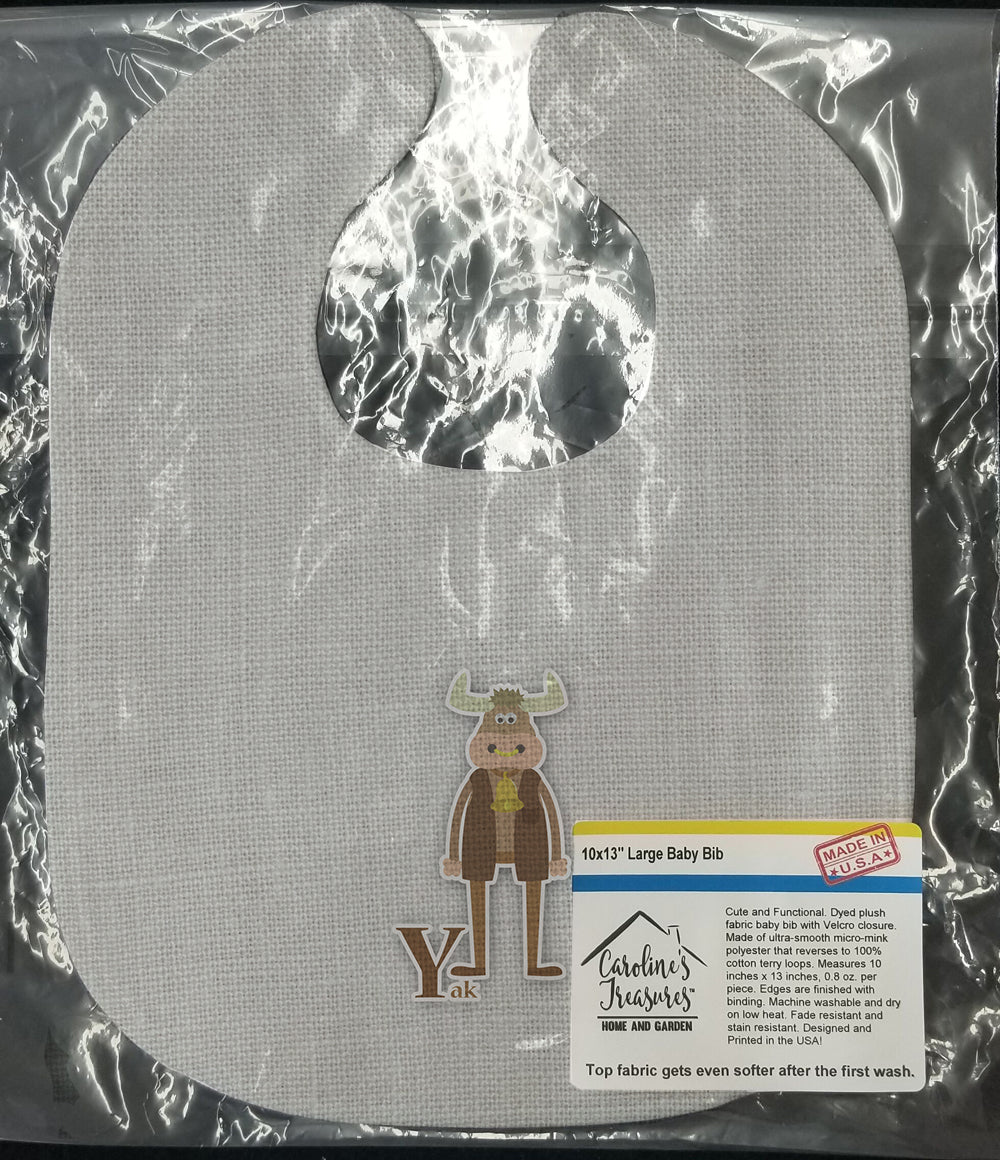 Alphabet Y for Yak Baby Bib BB5750BIB