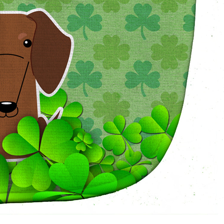 Dachshund Red Brown Shamrocks Baby Bib BB6271BIB