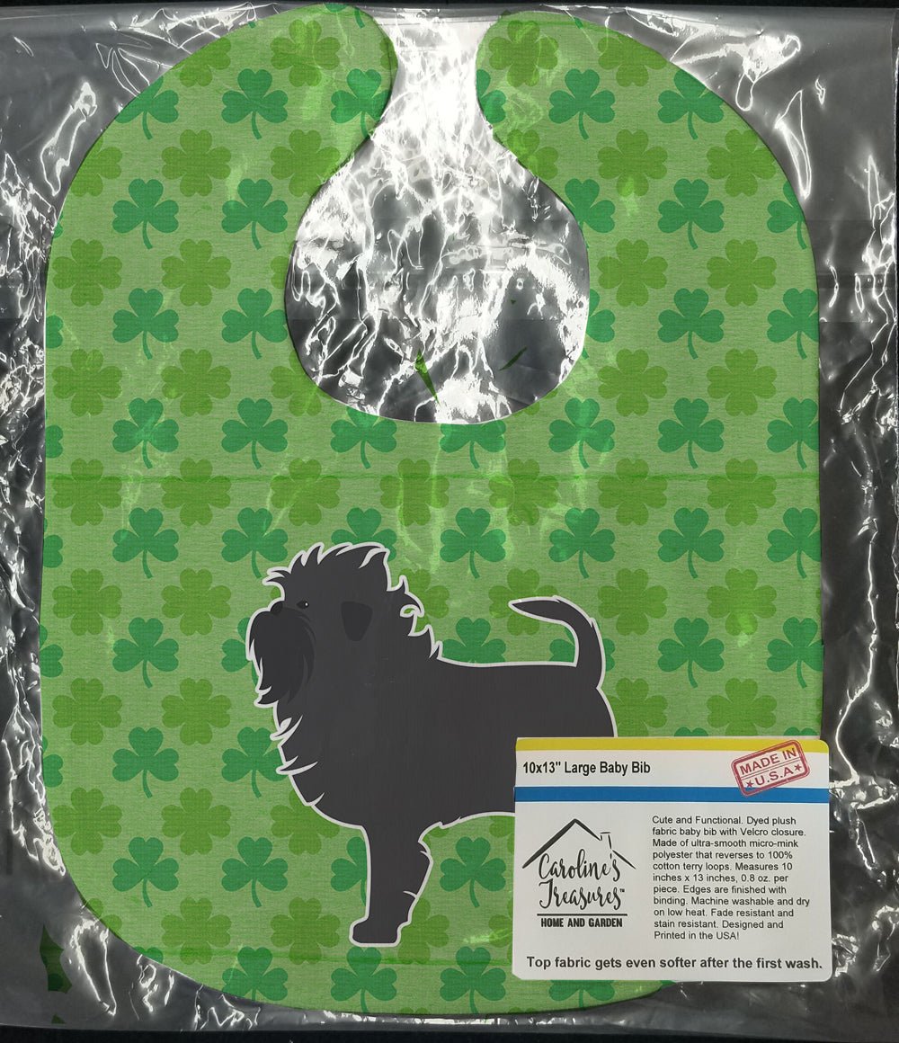 Affenpinscher Shamrocks  Baby Bib BB6453BIB