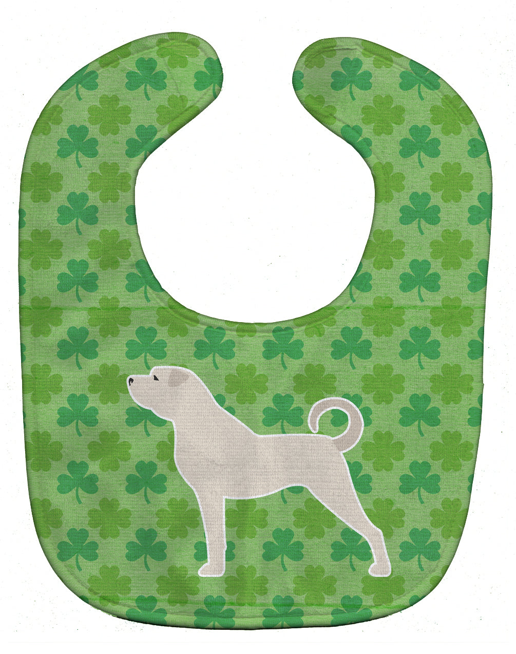 Anatolian Shepherd Shamrocks  Baby Bib BB6482BIB