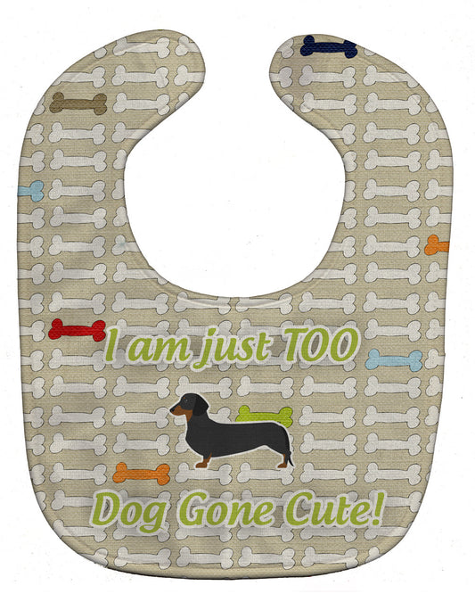 Dachshund Dog Gone Cute Baby Bib BB6487BIB