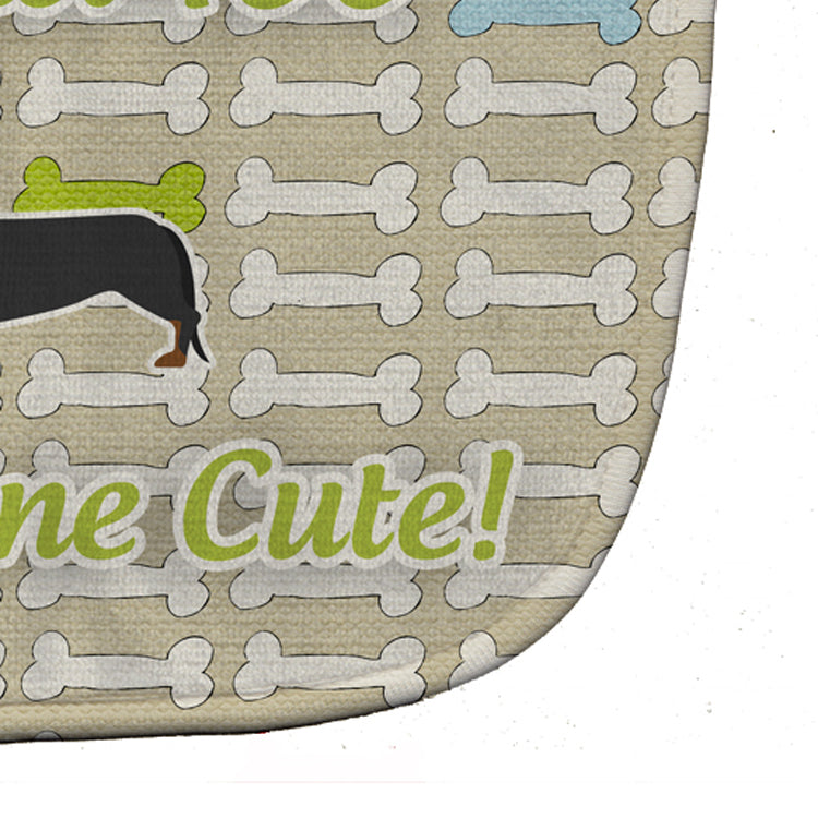 Dachshund Dog Gone Cute Baby Bib BB6487BIB