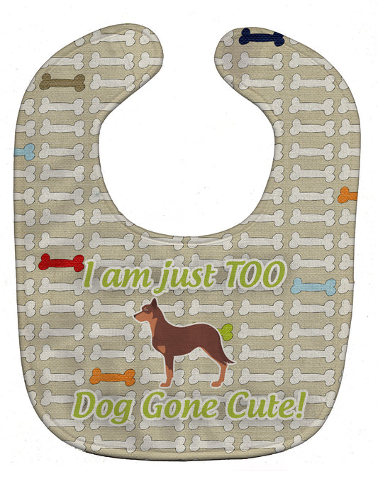 Australian Kelpie Dog Dog Gone Cute Baby Bib BB6534BIB