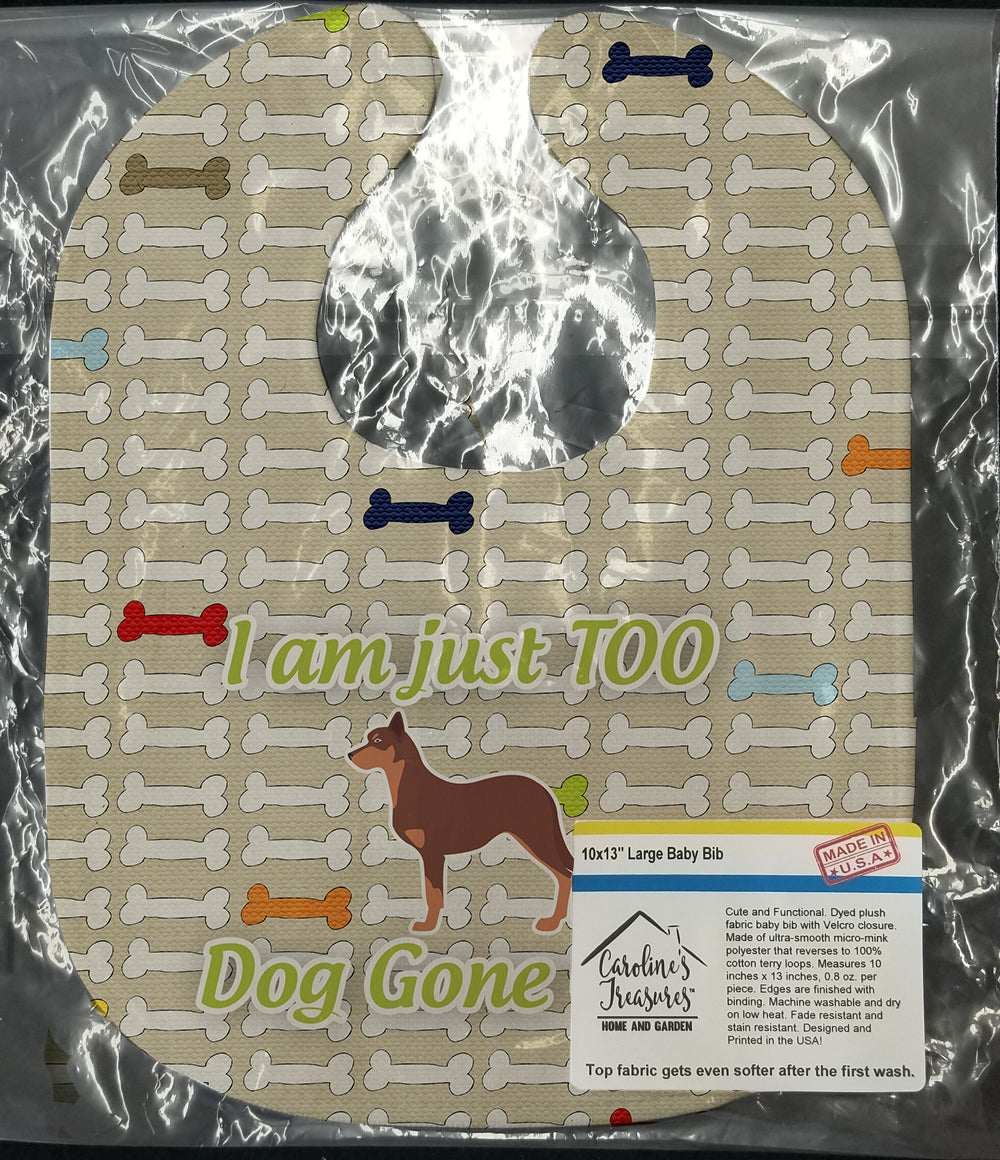 Australian Kelpie Dog Dog Gone Cute Baby Bib BB6534BIB