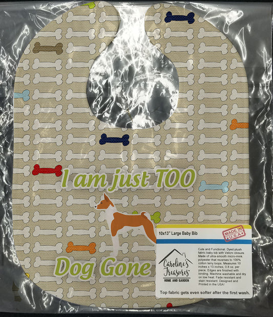 Basenji Dog Gone Cute Baby Bib BB6579BIB