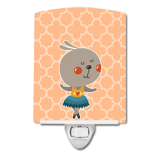 Ballerina Rabbit Ceramic Night Light BB6727CNL