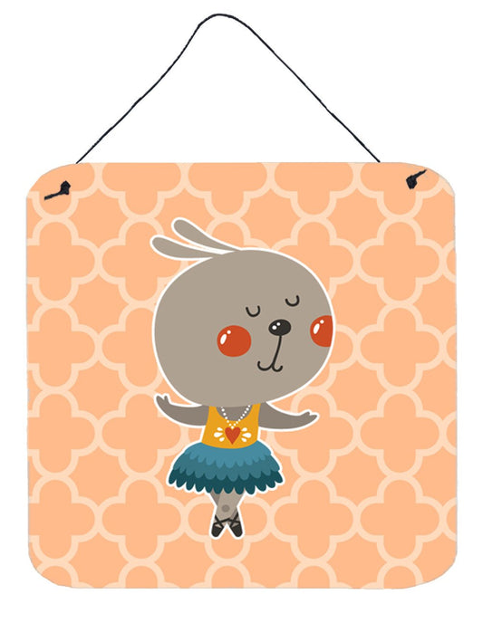 Ballerina Rabbit Wall or Door Hanging Prints BB6727DS66