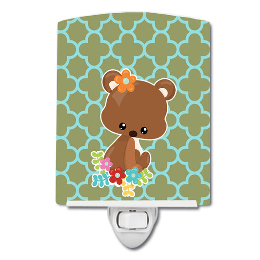 Baby Brown Bear Ceramic Night Light BB6797CNL