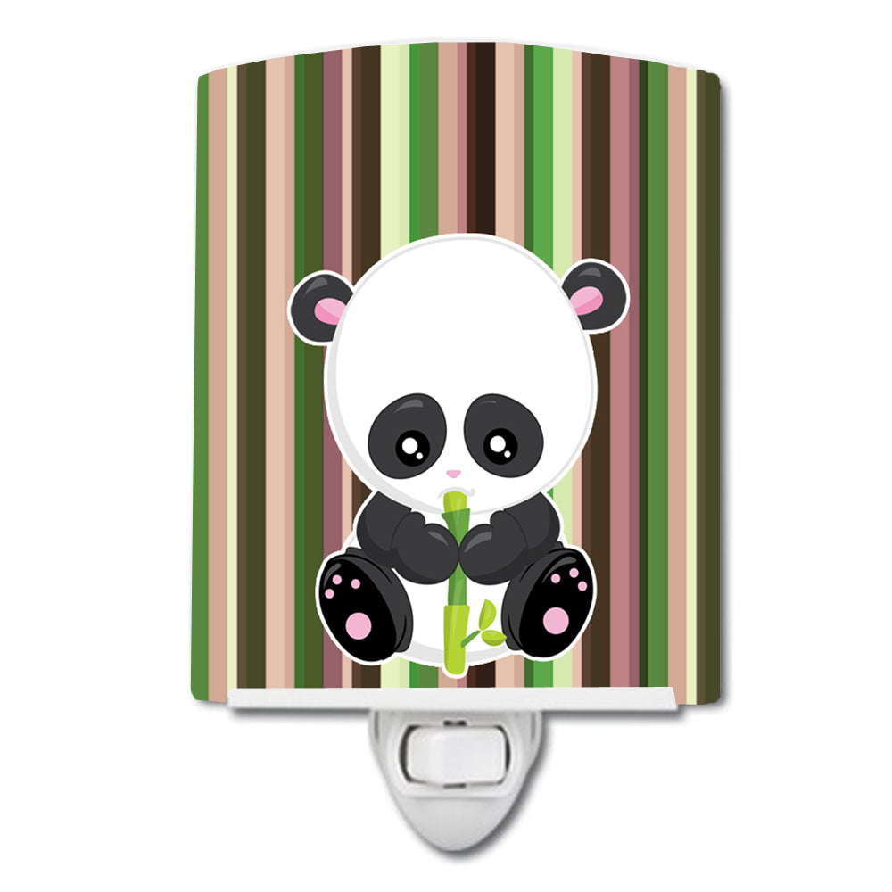 Bamboo Flute Panda Ceramic Night Light BB6803CNL