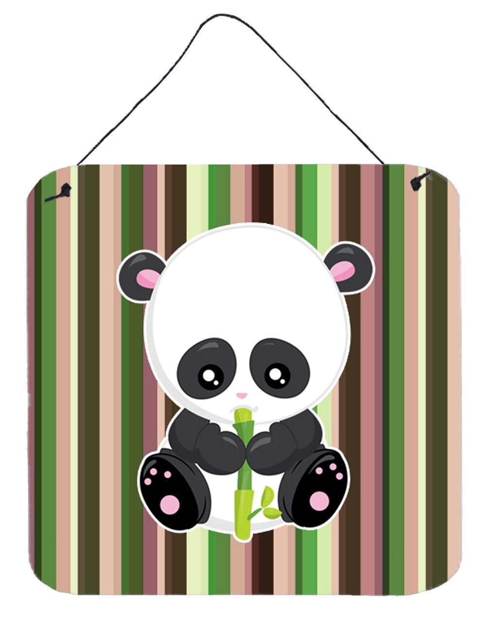 Bamboo Flute Panda Wall or Door Hanging Prints BB6803DS66