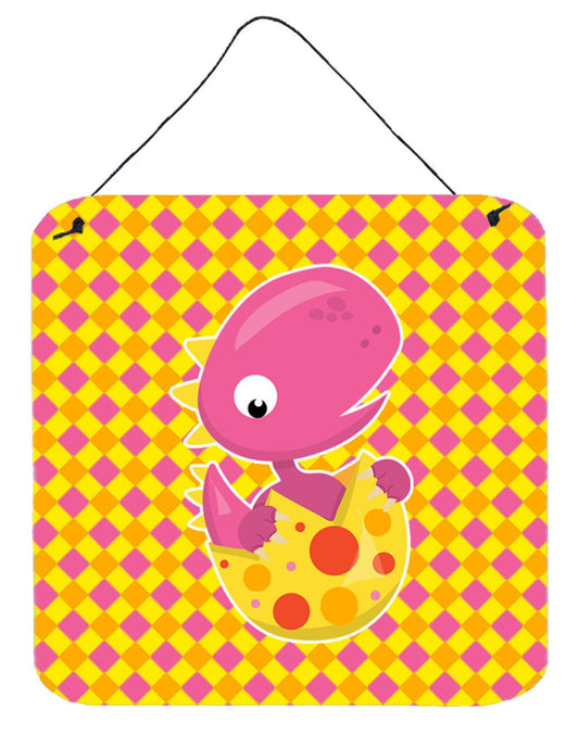 Baby T-Rex Dinosaur Hatching Wall or Door Hanging Prints BB6892DS66