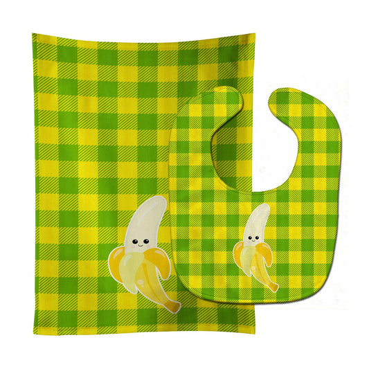 Banana Face Baby Bib & Burp Cloth BB6993STBU