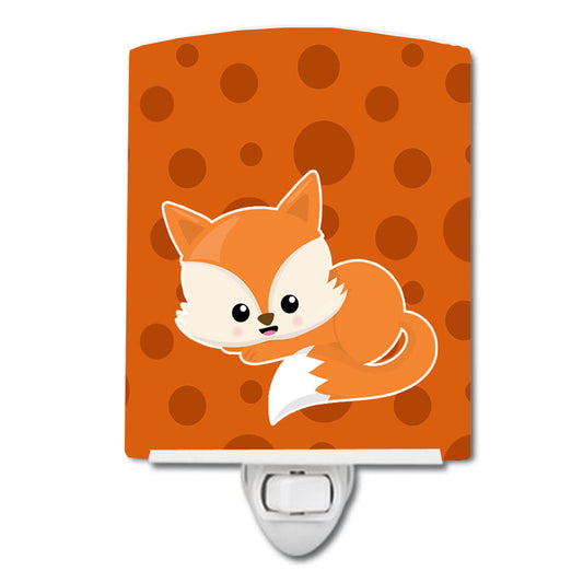 Baby Fox Polkadot Ceramic Night Light BB7086CNL