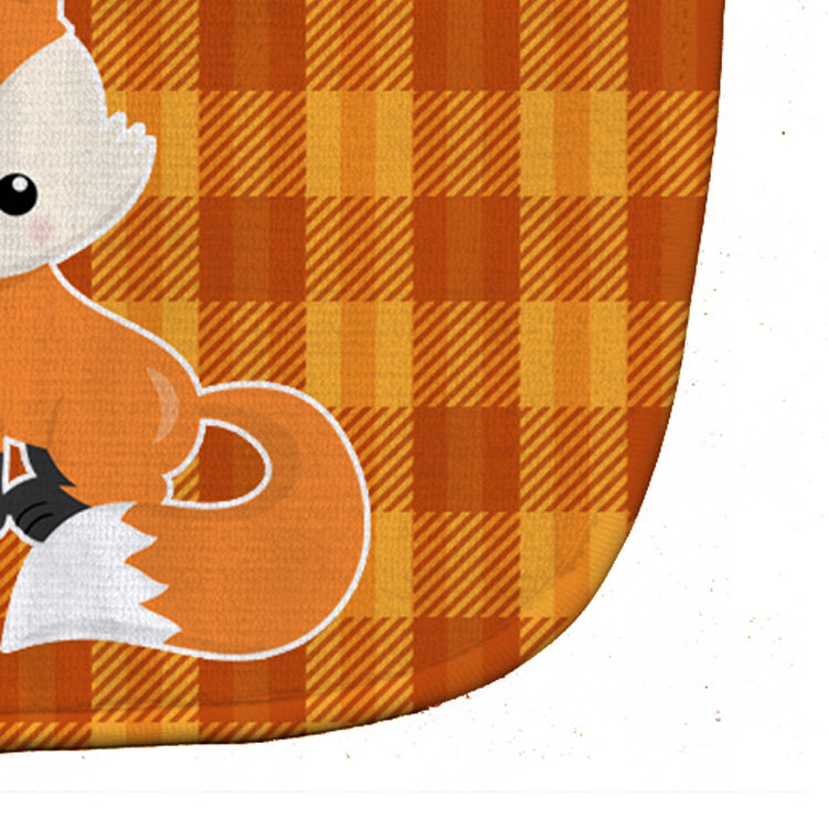 Baby Fox Gingham Baby Bib BB7087BIB