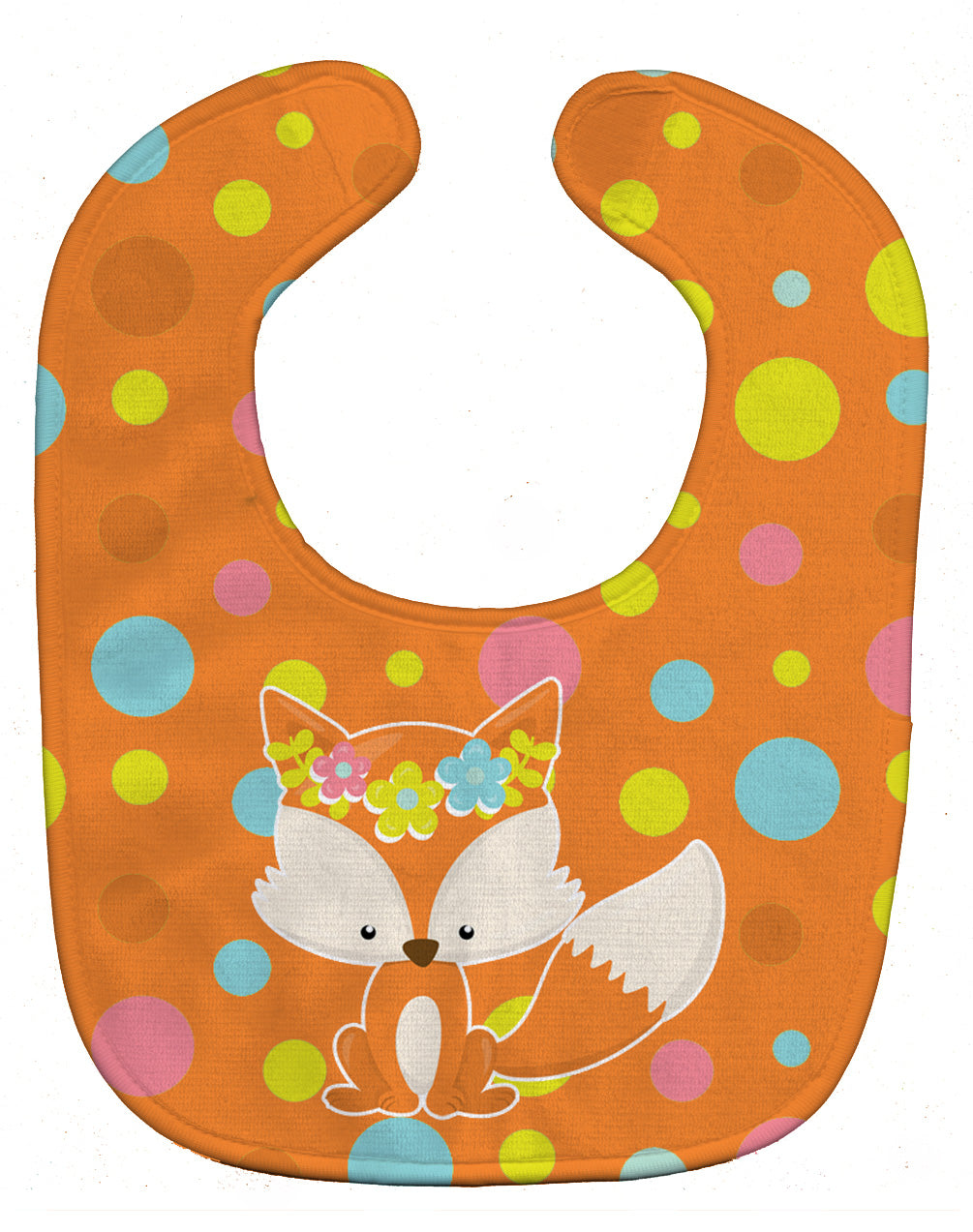 Baby Fox Flowerchild Polkadots Baby Bib BB7091BIB