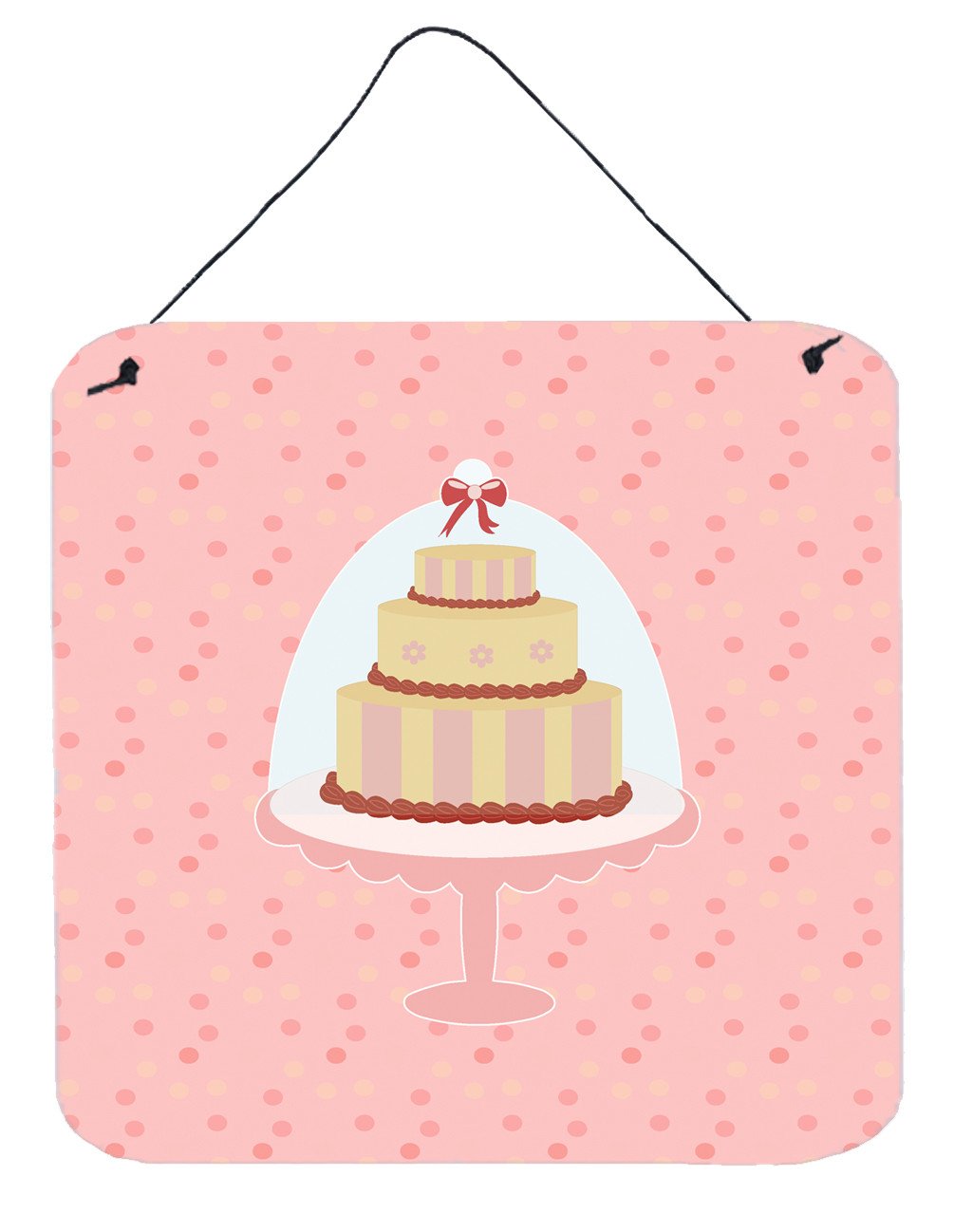 Decorative Cake 3 Tier Pink Wall or Door Hanging Prints BB7275DS66