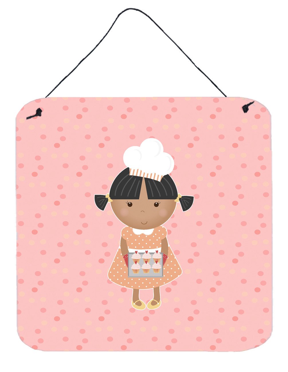 Baker African American on Pink Wall or Door Hanging Prints BB7278DS66