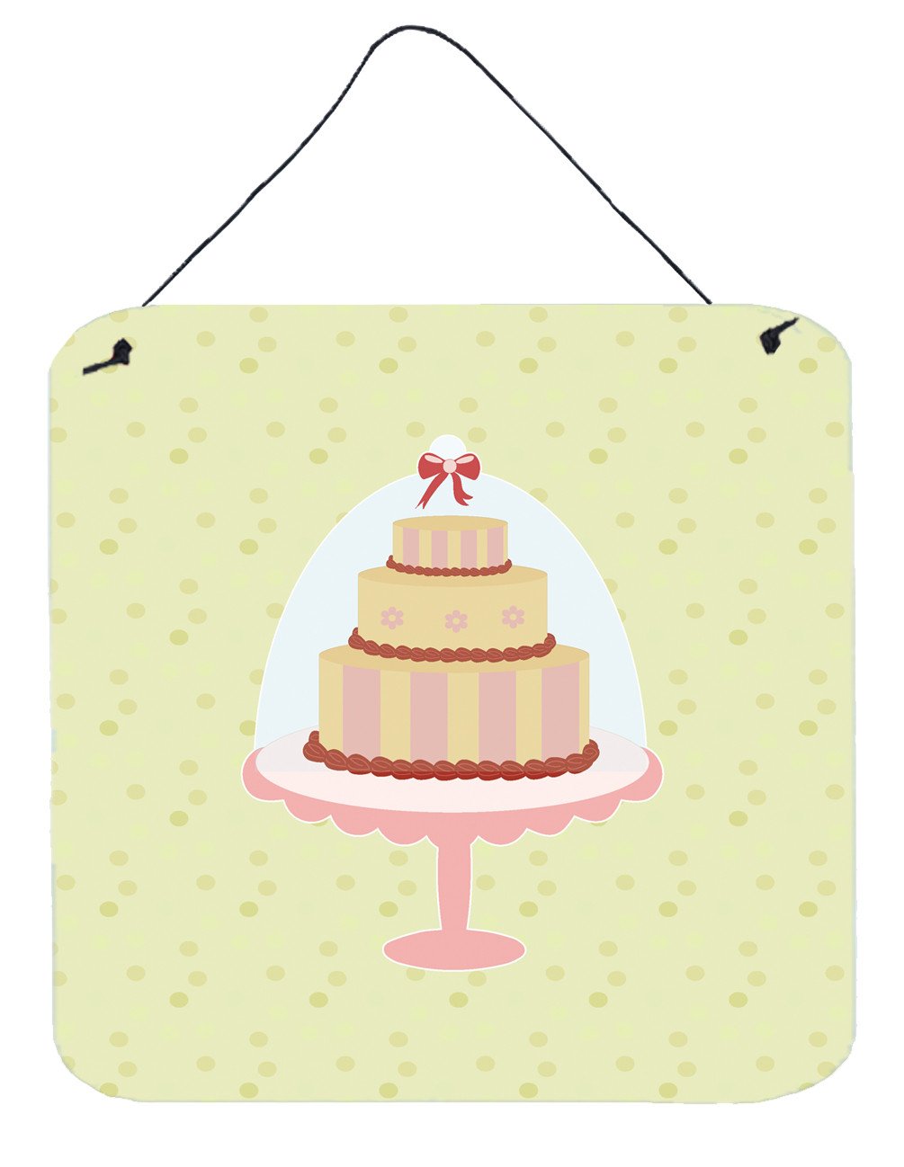 Decorated Cake on Green Wall or Door Hanging Prints BB7305DS66