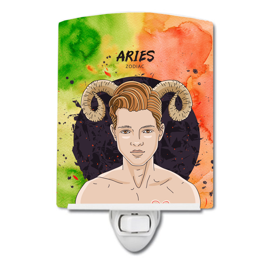 Aries Zodiac Sign Ceramic Night Light BB7317CNL