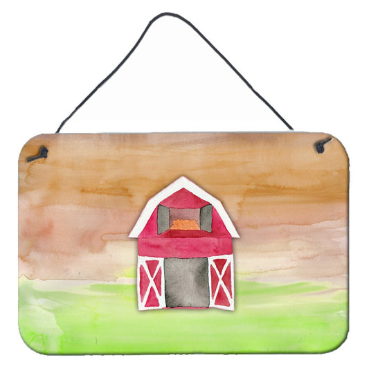 Barn Watercolor Wall or Door Hanging Prints BB7409DS812