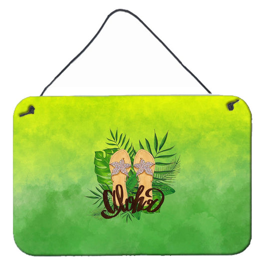 Aloha Flip Flops Wall or Door Hanging Prints BB7449DS812