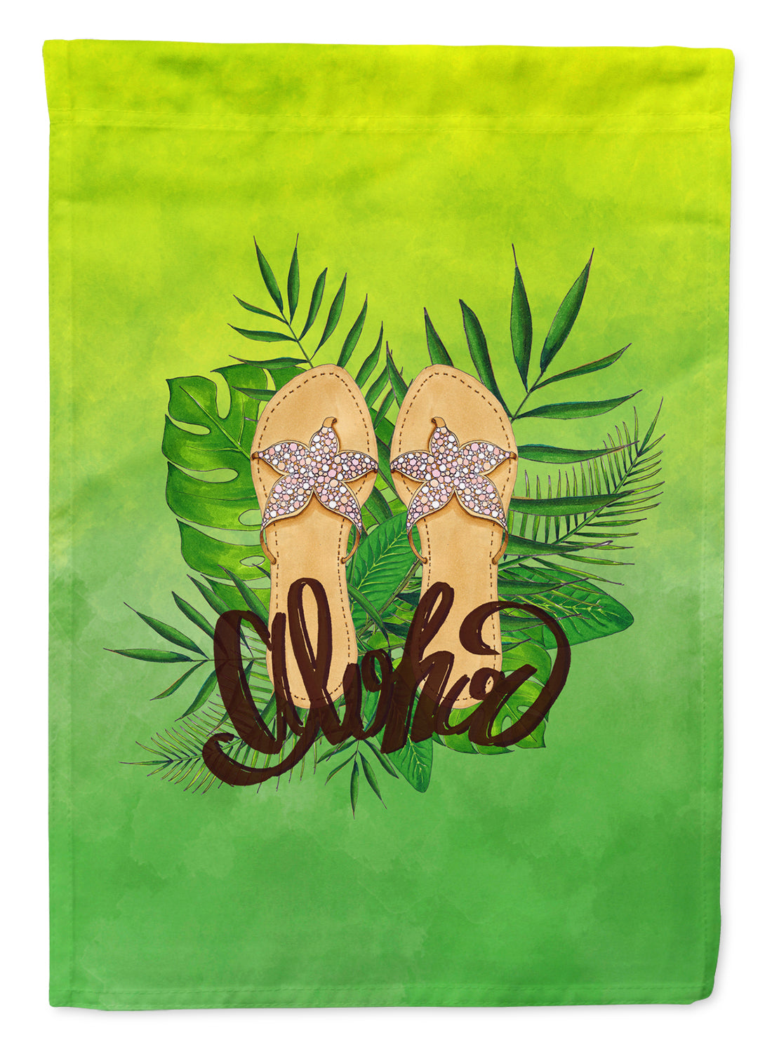 Aloha Flip Flops Garden Flag - Outdoor Decorative Yard Flag BB7449GF