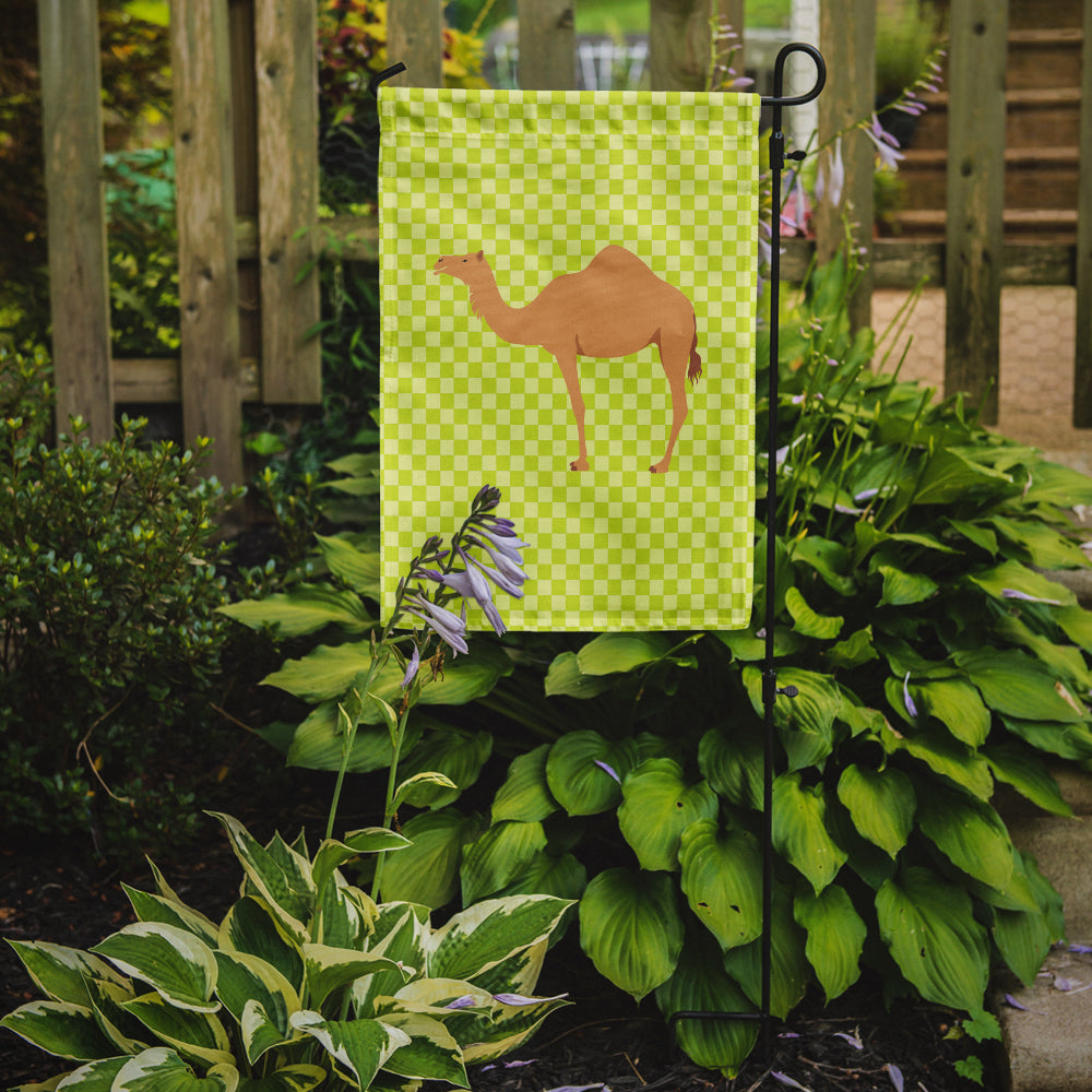 Arabian Camel Dromedary Green Garden Flag - Outdoor Decorative Yard Flag