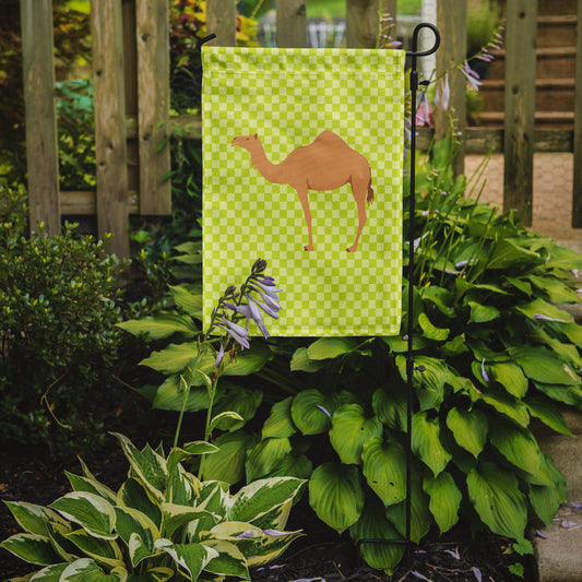Arabian Camel Dromedary Green Garden Flag - Outdoor Decorative Yard Flag