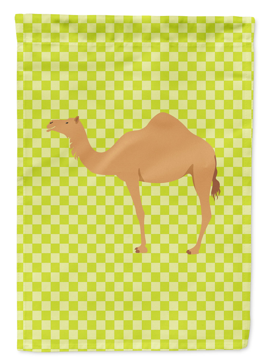 Arabian Camel Dromedary Green Garden Flag - Outdoor Decorative Yard Flag