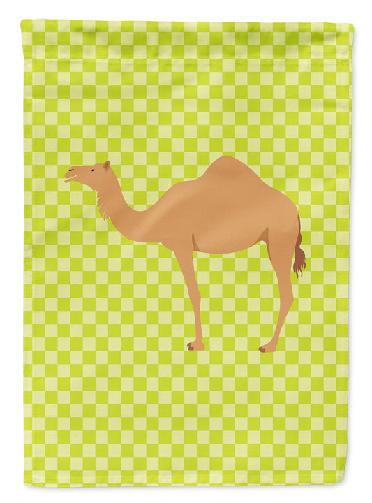 Arabian Camel Dromedary Green Garden Flag - Outdoor Decorative Yard Flag