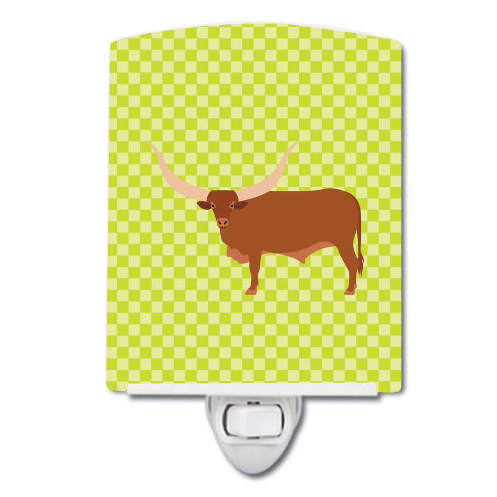 Ankole-Watusu Cow Green Ceramic Night Light BB7649CNL