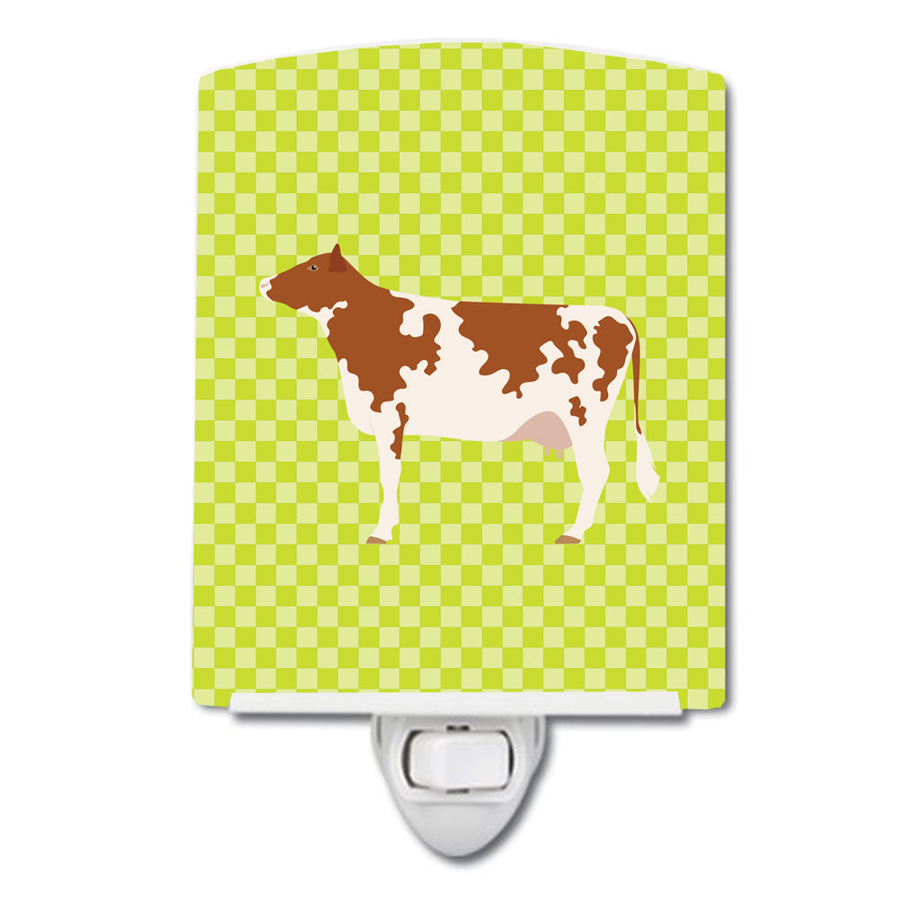 Ayrshire Cow Green Ceramic Night Light BB7653CNL